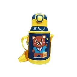 Термос-поильник с силиконовой трубочкой Ведмедик Mega Zayka MGZ-0330, 500 мл