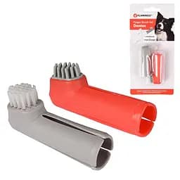 Flamingo Finger Toothbrush Set фламинго набір зубна щітка на палець