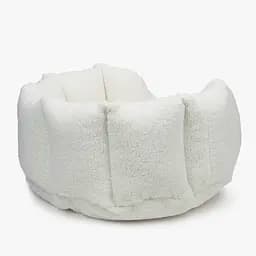 Лежак ортопедичний для собак "Shell Teddy" молочний XS (50*55см) - мініатюра 4