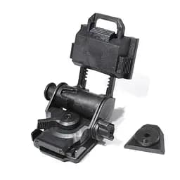 NVG кріплення на шолом з DOVETAIL "ластівчин хвіст" інтерфейсом для NV8000, NV8160, PVS-15/18/21/31, пластик, чорне (100990)