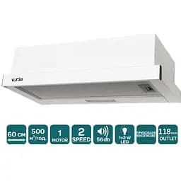 Витяжка Ventolux Garda 60 WH (500) LED - мініатюра 7