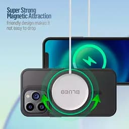 Чохол Blueo Frosted Anti-Drop with MagSafe для Apple iPhone 14 Pro Black [84453] - мініатюра 2
