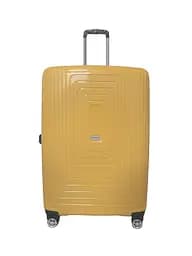 Валіза дорожня Гігант (XL) Поліпропілен Airtex 241 108л 75x52x32см Жовтий (Yellow)