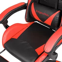 Крісло геймерське Kruger&Matz GX-150 з підставкою для ніг Red/Black - мініатюра 8