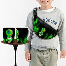 Подарочный набор :Сумка-бананка+ Кружка Бравл Старс детский,для мальчика (00259)