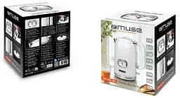 Чайник електричний Muse 1.7 л білий (MS-030WS) - мініатюра 2
