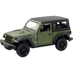 Машинка Uni-Fortune RMZ City Jeep Wrangler Rubicon Hard Top 2021 жорсткий верх зелена
