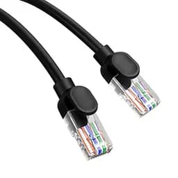 Кабель RJ45 Baseus High Speed CAT5 Gigabit Ethernet Cable (Round Cable) 10m B00133206111-07 Black - мініатюра 4