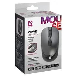 Комп'ютерна мишка Defender Wave MM-995 Silent Wireless Grey (52993) - мініатюра 4