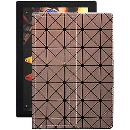 Чехол StatusCASE из экокожи для планшета Lenovo Tab 3 Plus X70L Коричневый ромб