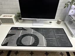 Великий килимок для мишки WorkPlaceShop Поєднання клавіш Blender 1000 x 500 мм - мініатюра 10