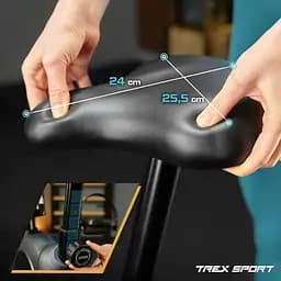 Велотренажер Trex Sport TX-350MB RIZE магнітний сірий - мініатюра 6