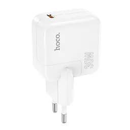 Адаптер мережевий HOCO Advantage single port charger C112A сам блок білий - мініатюра 3