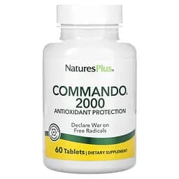 Антиоксидантная защита Nature's Plus Commando 2000, 60 таблеток