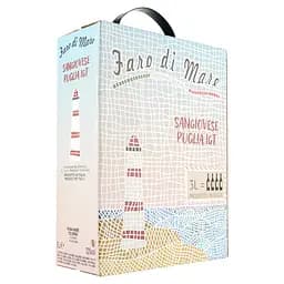 Вино Faro Di Mare Vino Sangiovese Puglia Igt, червоне, сухе, 3 л - мініатюра 2