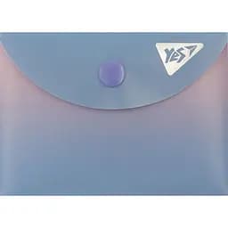 Папка-конверт Yes A7 Fusion на кнопці рожево-блакитна (492298)