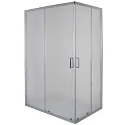 Душевая кабина Bravo прямоугольная без поддона Notec N120FS 1 шт., Универсальная, хром матовый