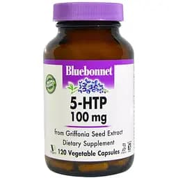 5-HTP Гідрокситриптофан Bluebonnet Nutrition 100 мг 120 капсул