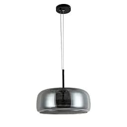 Подвесной светильник LED Levistella 909XL158-1 led (330) BK+GY, 9W, Черный, плафон 330х140мм, три режима, для гостиной