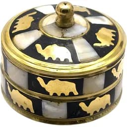 Скринька бронзова з перламутром 7х5.5 см 