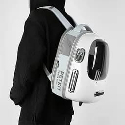 Рюкзак-переноска PETKIT Breezy 2 Cat Carrier White P7704 - мініатюра 2