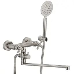 Смеситель для ванны Mixxus DVE-006 SS2824 Нержавеющая сталь