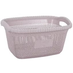 Кошик для білизни Violet House Віолетта Powder, поліпропілен, 28 л, світло-рожевий (1003 Виолетта POW б/кр. 28 л)