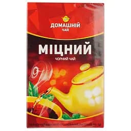 Чай черный Домашній чай Крепкий байховый купажированный листовой 90 г