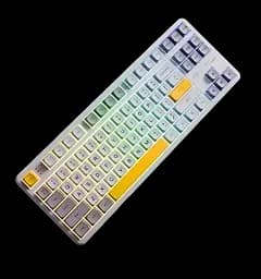 Клавіатура INPHIC K87 Black-Gold Switch White