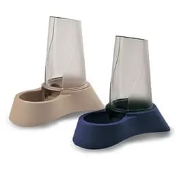 Автокормушка-автопоилка для животных 3,5 л MP Bergamo Acqua Nuvola (синяя и бежевая)