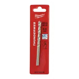 Свердло по металу THUNDERWEB HSS-G MILWAUKEE DIN338, діаметр 6,8x109х69мм