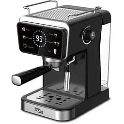 Кавоварка Zepline ZP-6802 еспресо з капучинатором напівавтомат холодний гарячий еспресо 3000 Вт 2 л чорна