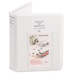 Фотоальбом для Fujifilm Instax Mini 64 фото Альбом для Mini (8, 9, 12, 11, 40, 99, evo, link), білий 