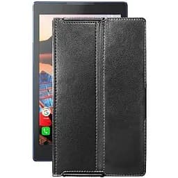 Чехол StatusCASE из экокожи для планшета Lenovo Tab 3 TB3-730X Черный глянец