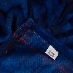 Плед Ardesto Flannel 160х200 см 100% поліестер клітинка синій pbe0050494 - мініатюра 5