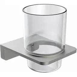 Склянка для ванної кімнати Volle Solo cepillado níquel 2510.220102 нікель