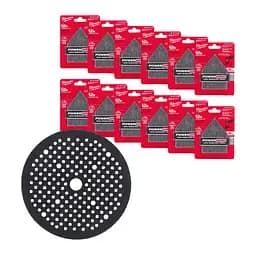 Сітка шліфувальна PG Mesh HL MILWAUKEE, 67х92мм, зерно 320, (12шт+подложка) (для M12 FDSS) - мініатюра 2