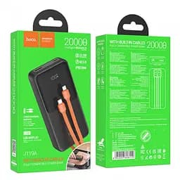 Павербанк 20000 mAh чорний зі швидким заряджанням батарея заряджання зовнішній акумулятор Power bank HOCO J119A PD22,5W - мініатюра 6