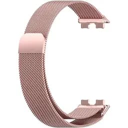 Ремінець DK для Huawei Band 8 / 9 Metal Milanese Loop Magnetic (015813) (pink rose)