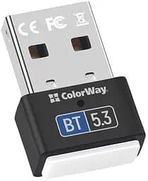 Адаптер Bluetooth v5.3 USB, чорний Colorway - мініатюра 3