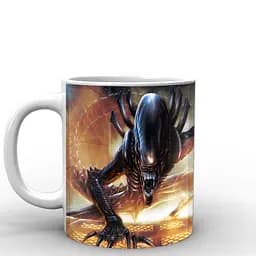 Кухоль GeekLand Alien Чужий постер AL.02.011 330 мл білий