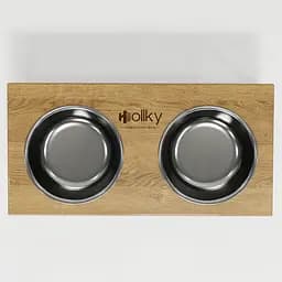 Hollky Base XL20 — миски на підставці для великих собак (2 × 1,8 л) - мініатюра 4