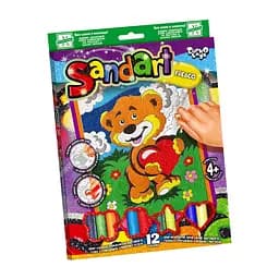 Набор для творчества "SandArt" SA-02-01…10 фреска из песка Медведь