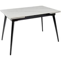 Стол Avanti REEF White Marble Matt 120-180x80 см