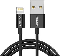 Кабель Ugreen USB Type A - Apple Lightning 1 м MFi Black (US155/80822)