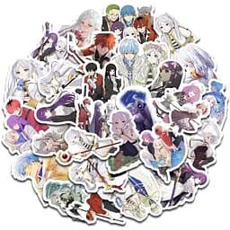 Стікерпак набір наклейок G-Toys Frieren що проводжає в останню путь 45 шт. (SP SF 01)