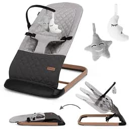 Крісло-гойдалка Kidwell Laro Grey/Wooden - мініатюра 2