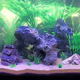Декорація камінь з отворами Hobby Cavity Stone dark 2 19x15x20 см (40146) - мініатюра 4