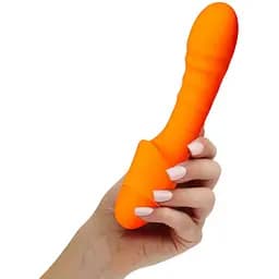 Ребристый вибратор для зоны So Divine G Pash Ribbed G-Spot Vibrator Оранжевый