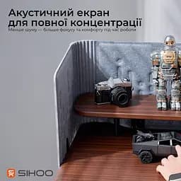 Геймерський стіл Sihoo D07 1.8m Walnut/Black (D07A-101/D07J-101-AB/D07-P) - мініатюра 7